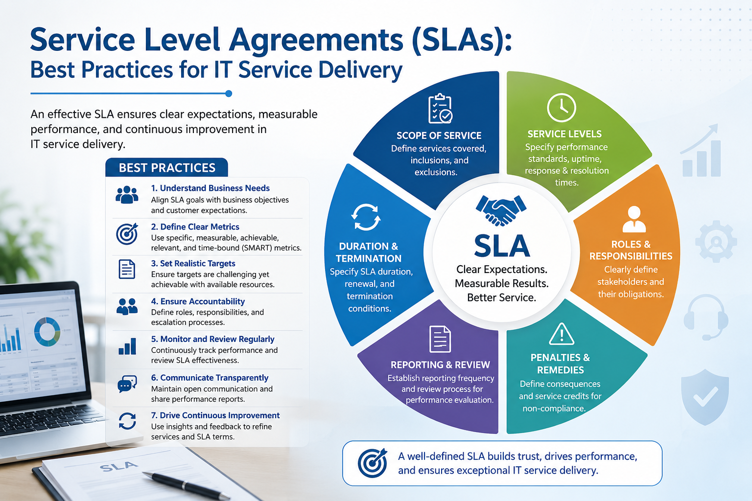 Service Level Agreements (SLAs): Best Practices for IT Service Delivery